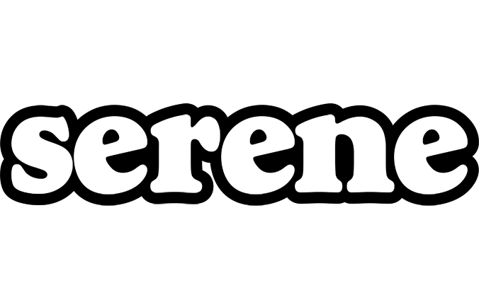 Serene panda logo