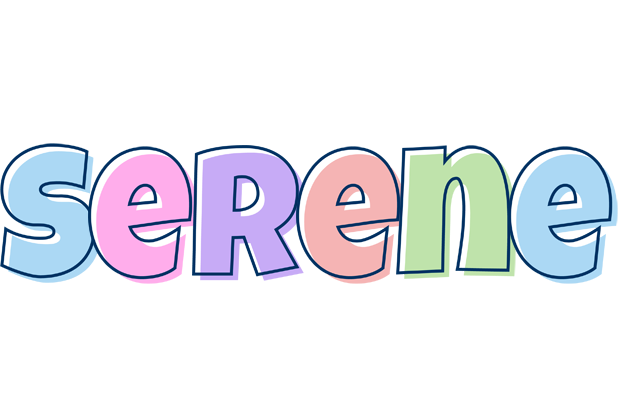 Serene pastel logo
