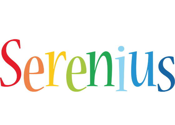 Serenius birthday logo