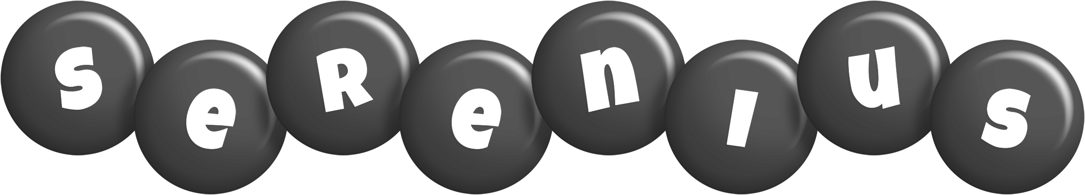 Serenius candy-black logo