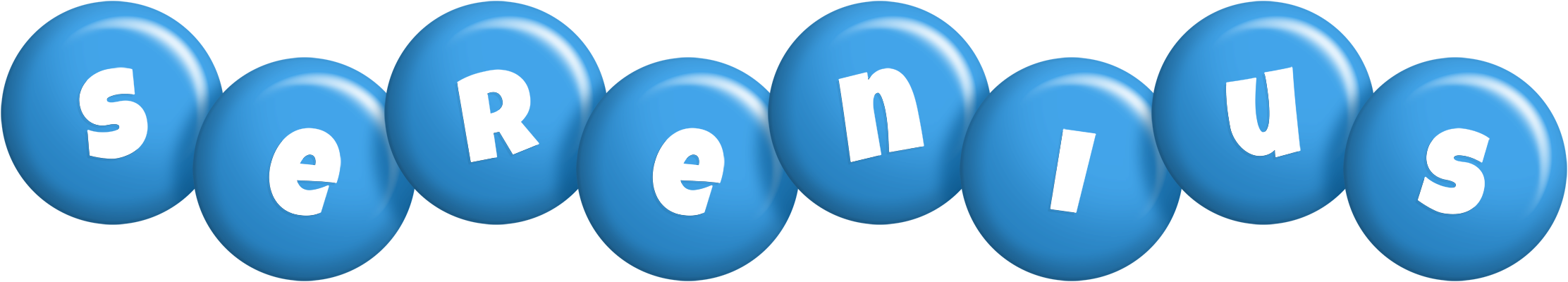 Serenius candy-blue logo
