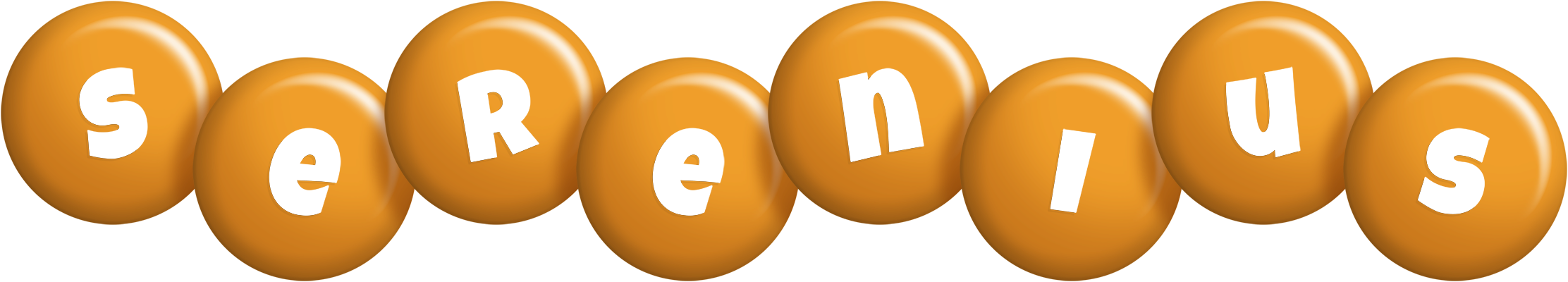 Serenius candy-orange logo