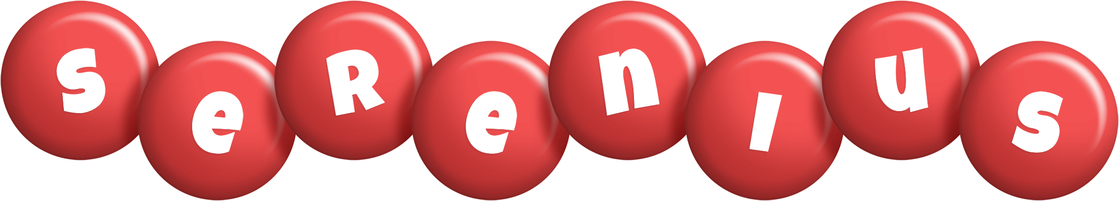 Serenius candy-red logo
