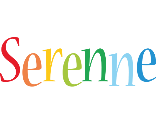 Serenne birthday logo