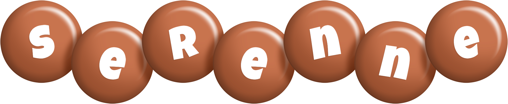 Serenne candy-brown logo