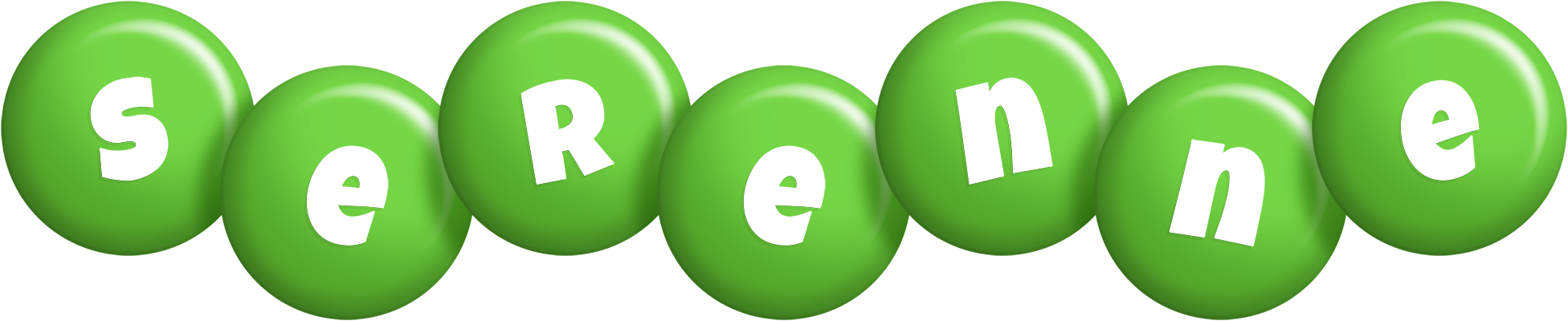Serenne candy-green logo
