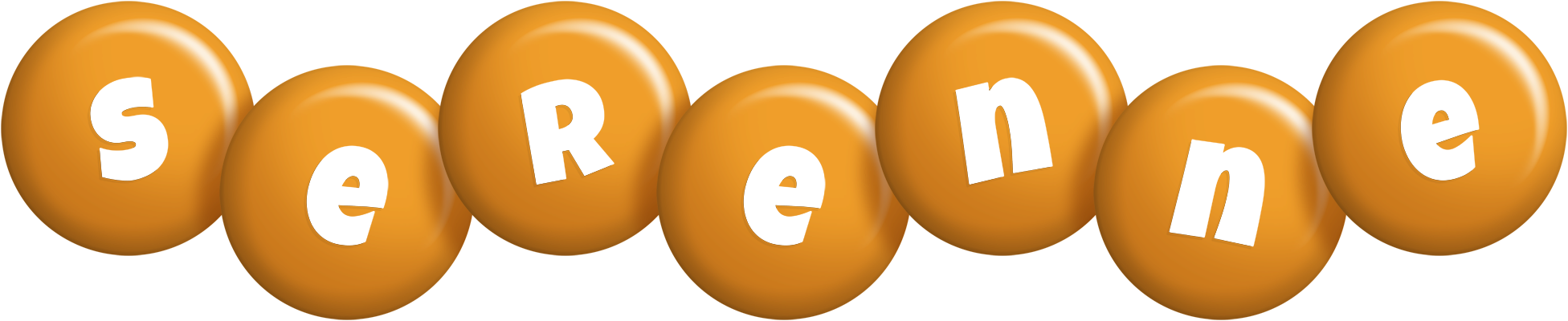 Serenne candy-orange logo