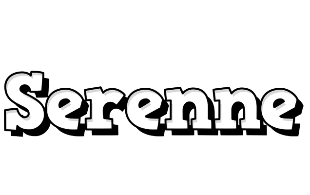 Serenne snowing logo