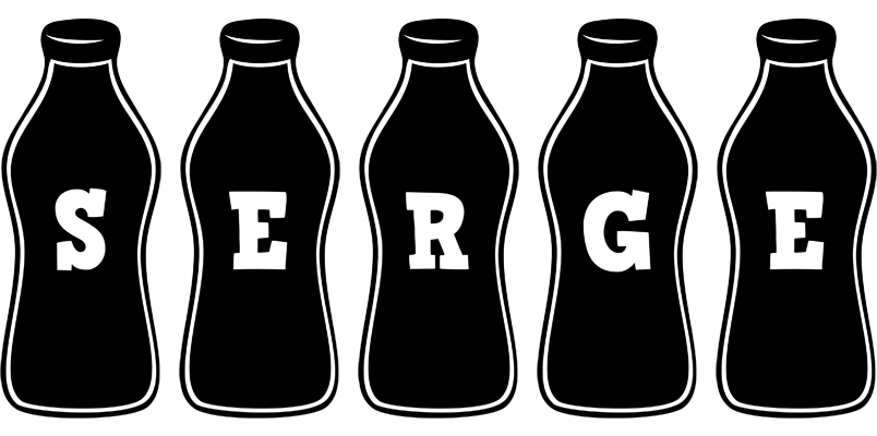 Serge bottle logo