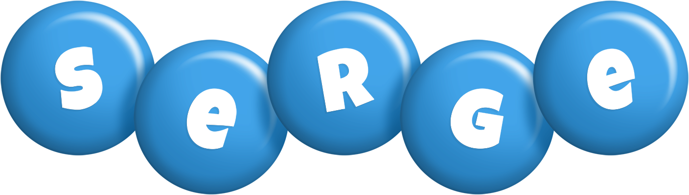Serge candy-blue logo