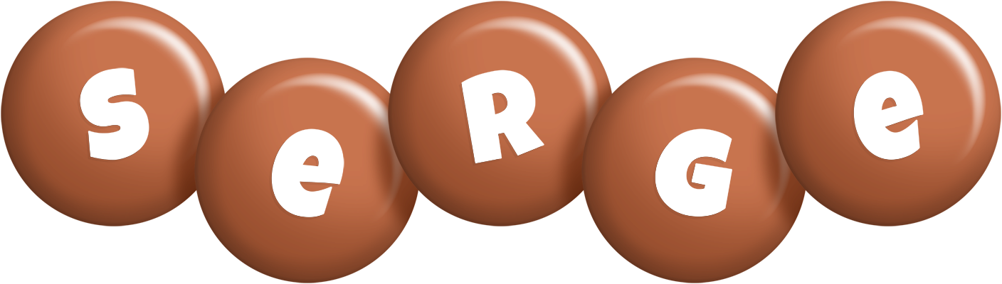 Serge candy-brown logo