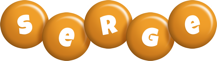 Serge candy-orange logo