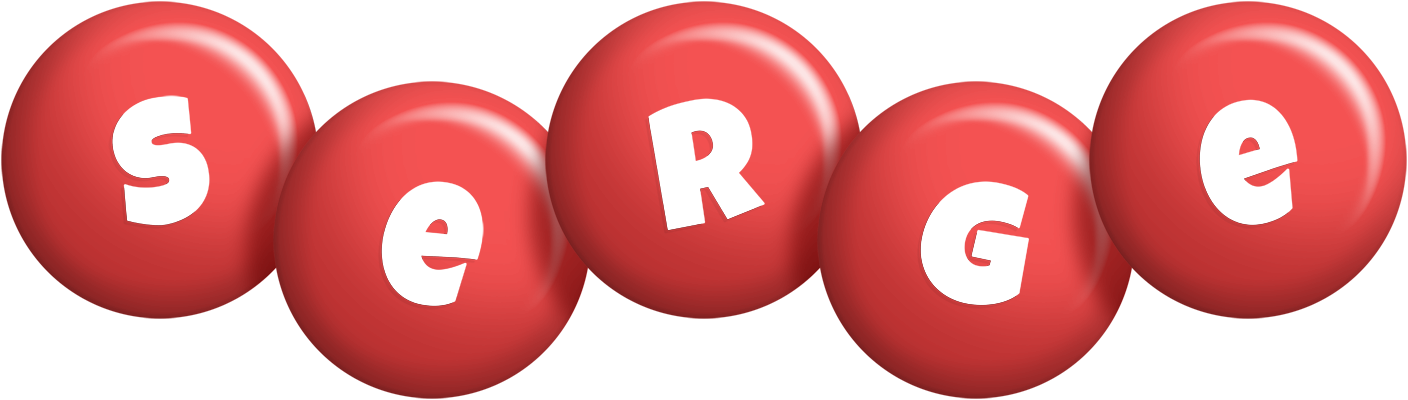 Serge candy-red logo
