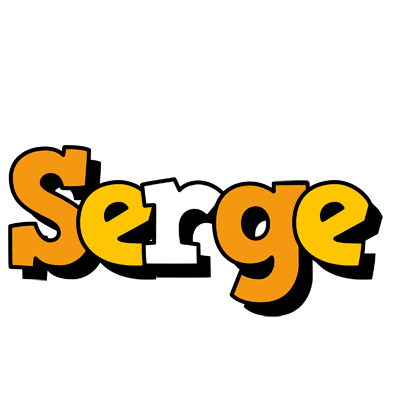 Serge cartoon logo