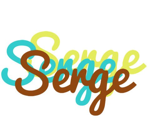 Serge cupcake logo