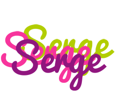 Serge flowers logo
