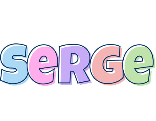 Serge pastel logo
