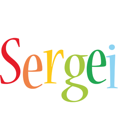 Sergei birthday logo