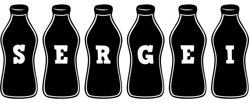Sergei bottle logo