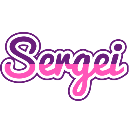 Sergei cheerful logo