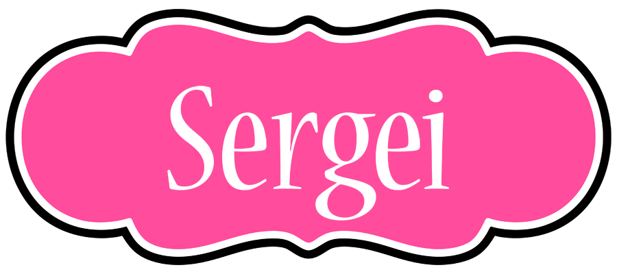 Sergei invitation logo