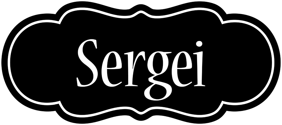 Sergei welcome logo