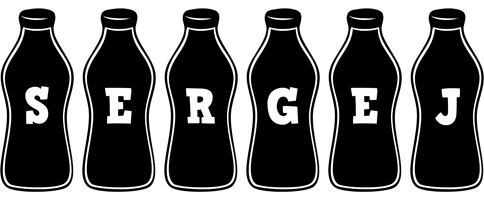 Sergej bottle logo