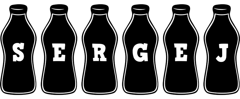 Sergej bottle logo