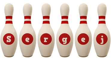 Sergej bowling-pin logo