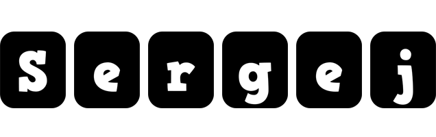 Sergej box logo