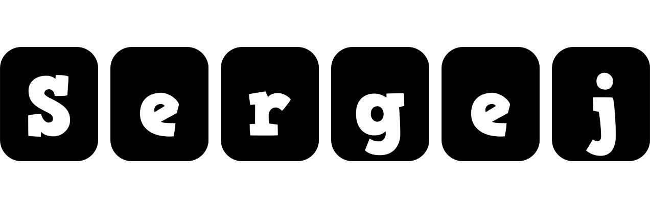 Sergej box logo