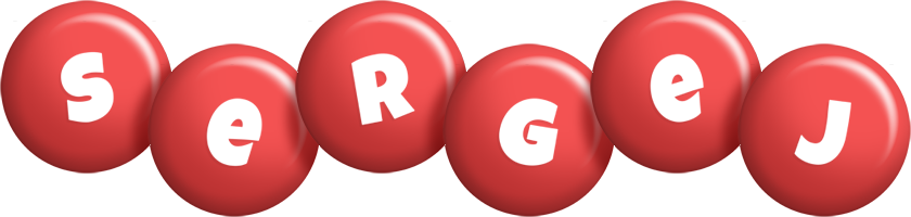 Sergej candy-red logo
