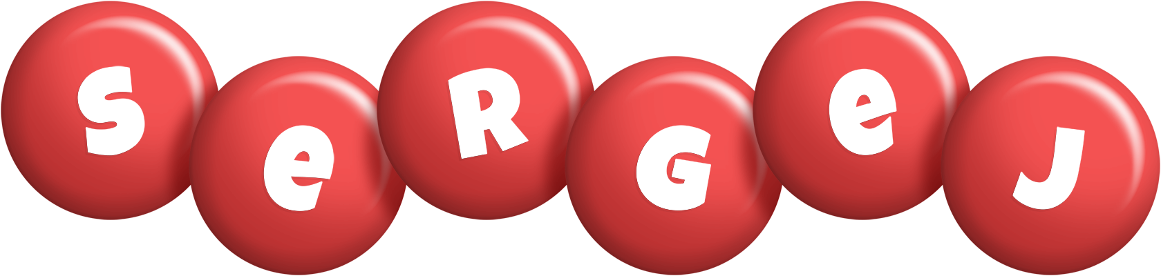 Sergej candy-red logo