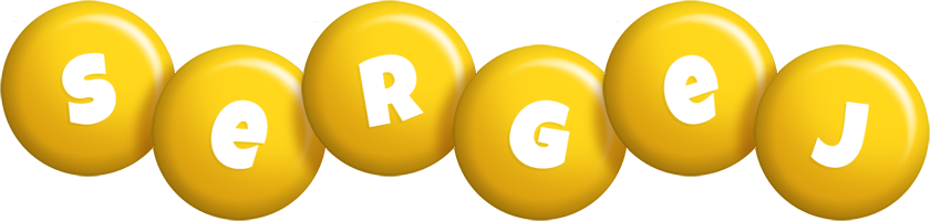 Sergej candy-yellow logo