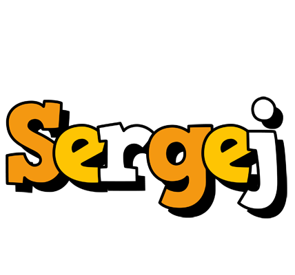 Sergej cartoon logo
