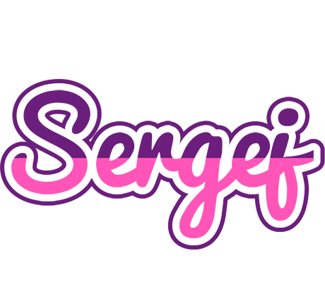 Sergej cheerful logo