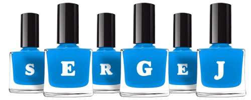 Sergej glossy logo