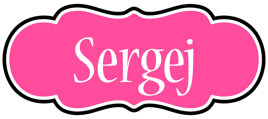 Sergej invitation logo