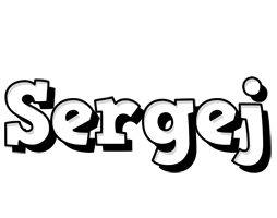 Sergej snowing logo