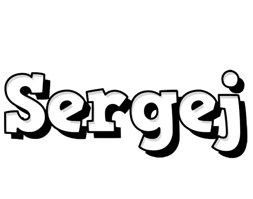 Sergej snowing logo