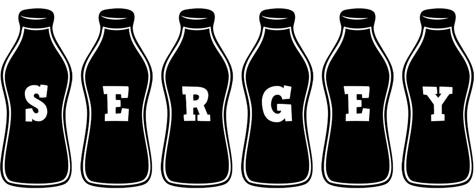 Sergey bottle logo