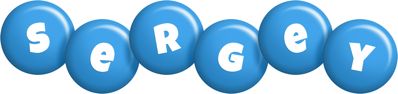 Sergey candy-blue logo