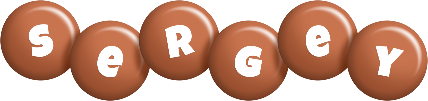 Sergey candy-brown logo
