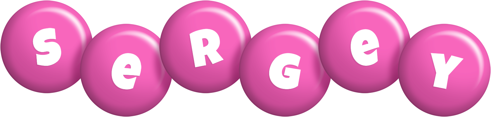 Sergey candy-pink logo