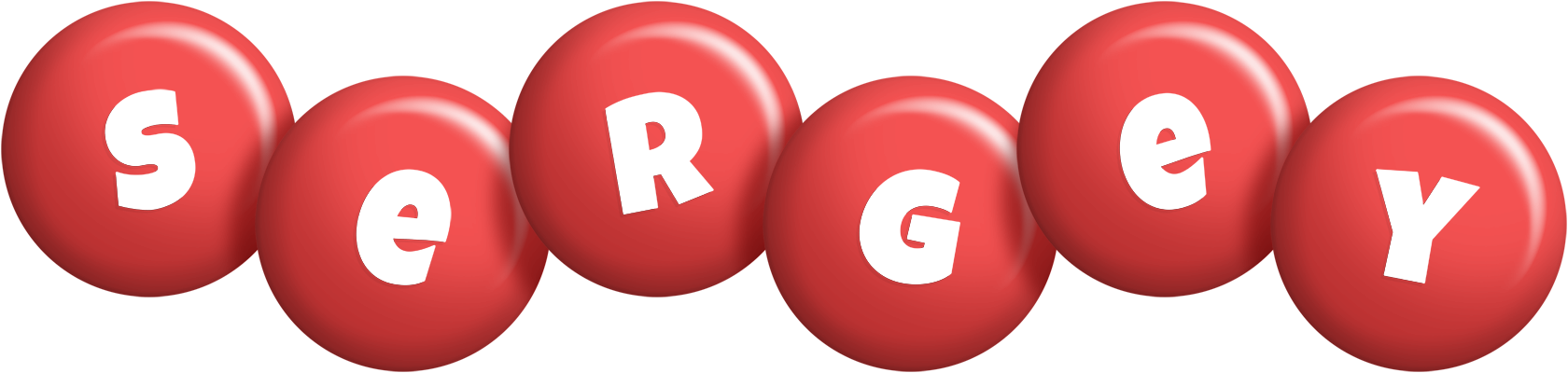 Sergey candy-red logo
