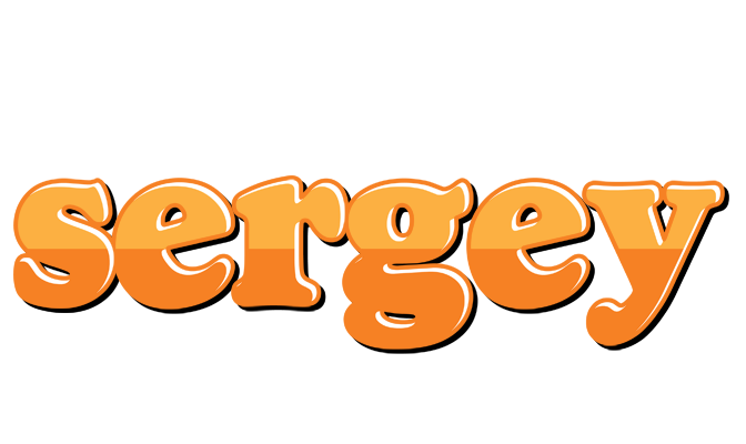 Sergey orange logo