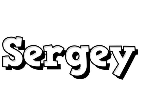 Sergey snowing logo