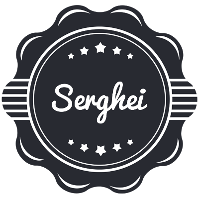 Serghei badge logo