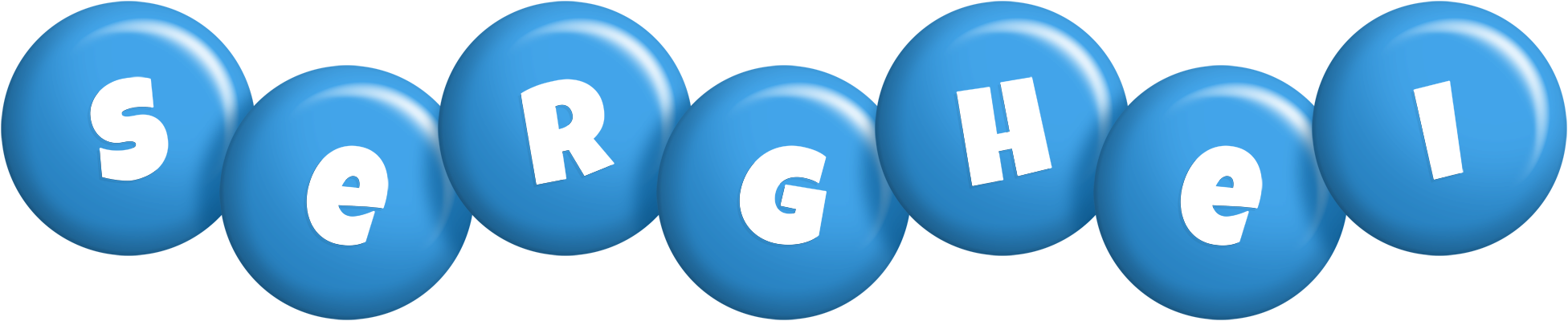 Serghei candy-blue logo