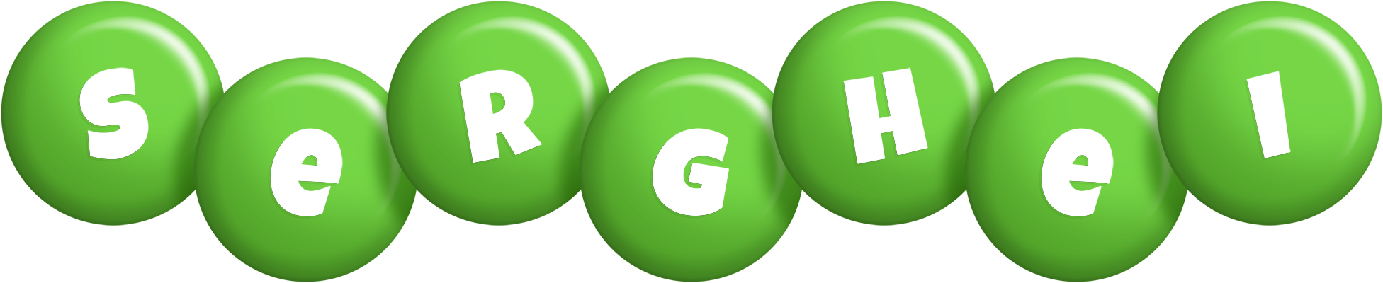 Serghei candy-green logo